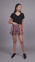OWO The Label Women Shorts, Half Pant For Women Stripe Print, Best Quality Shorts (OTLWS01)